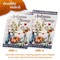 G128 House Flag Autumn Blessings Pumpkins and Flower Vases | 28x40 Inch | Printed Blockout Polyester - Fall Decoration